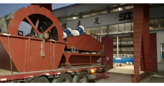 大型脫水篩、輪式洗沙機(jī)發(fā)貨福建